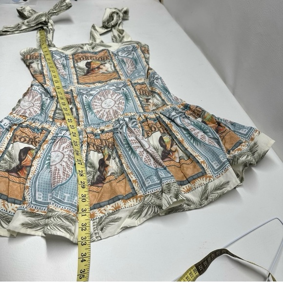 AGUA BENDITA JOAQUINA RUFFLE MINI DRESS Sleeveless SIZE Medium - Picture 4 of 9